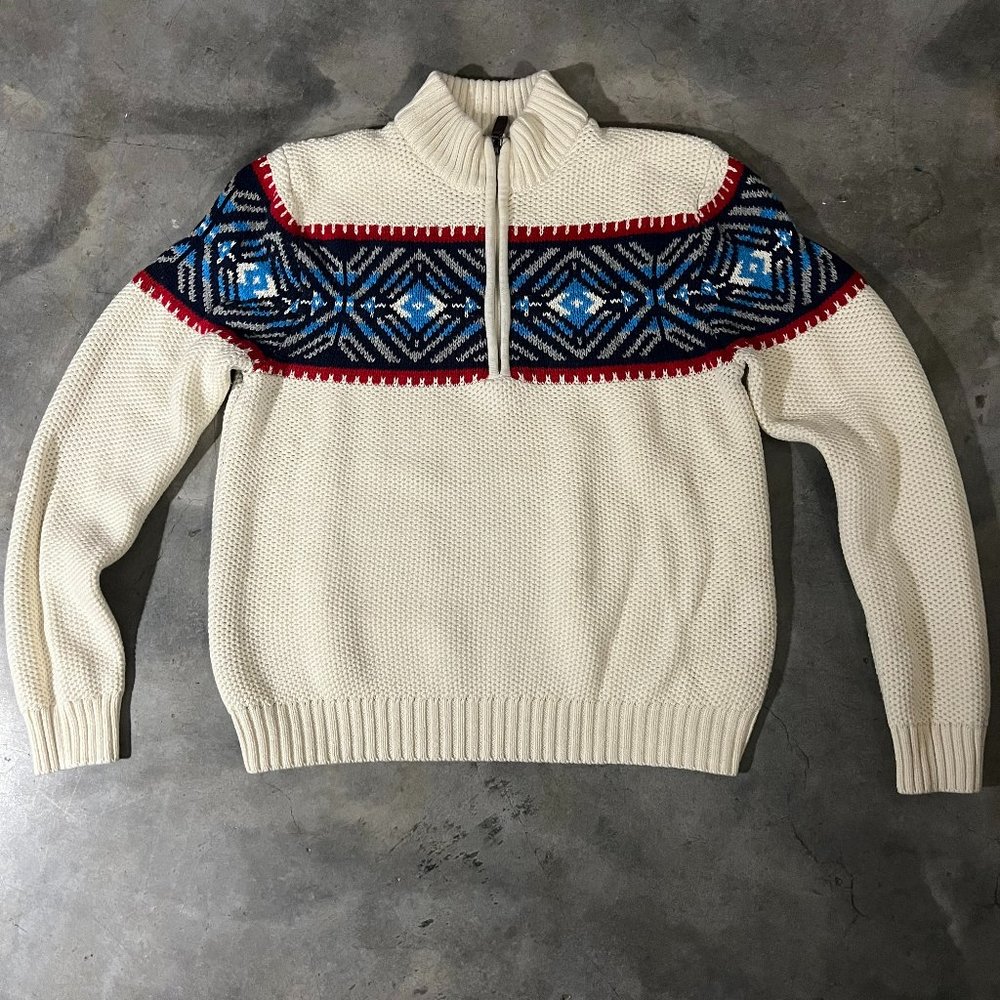 Men's IZOD Sweater with half-zip